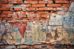 Cracked Brick Wall Background