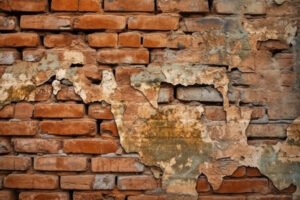 Cracked Brick Wall Background