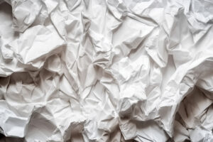 Creased White Paper Background