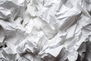 Creased White Paper Background