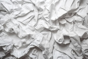 Creased White Paper Background