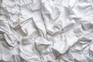 Creased White Paper Background