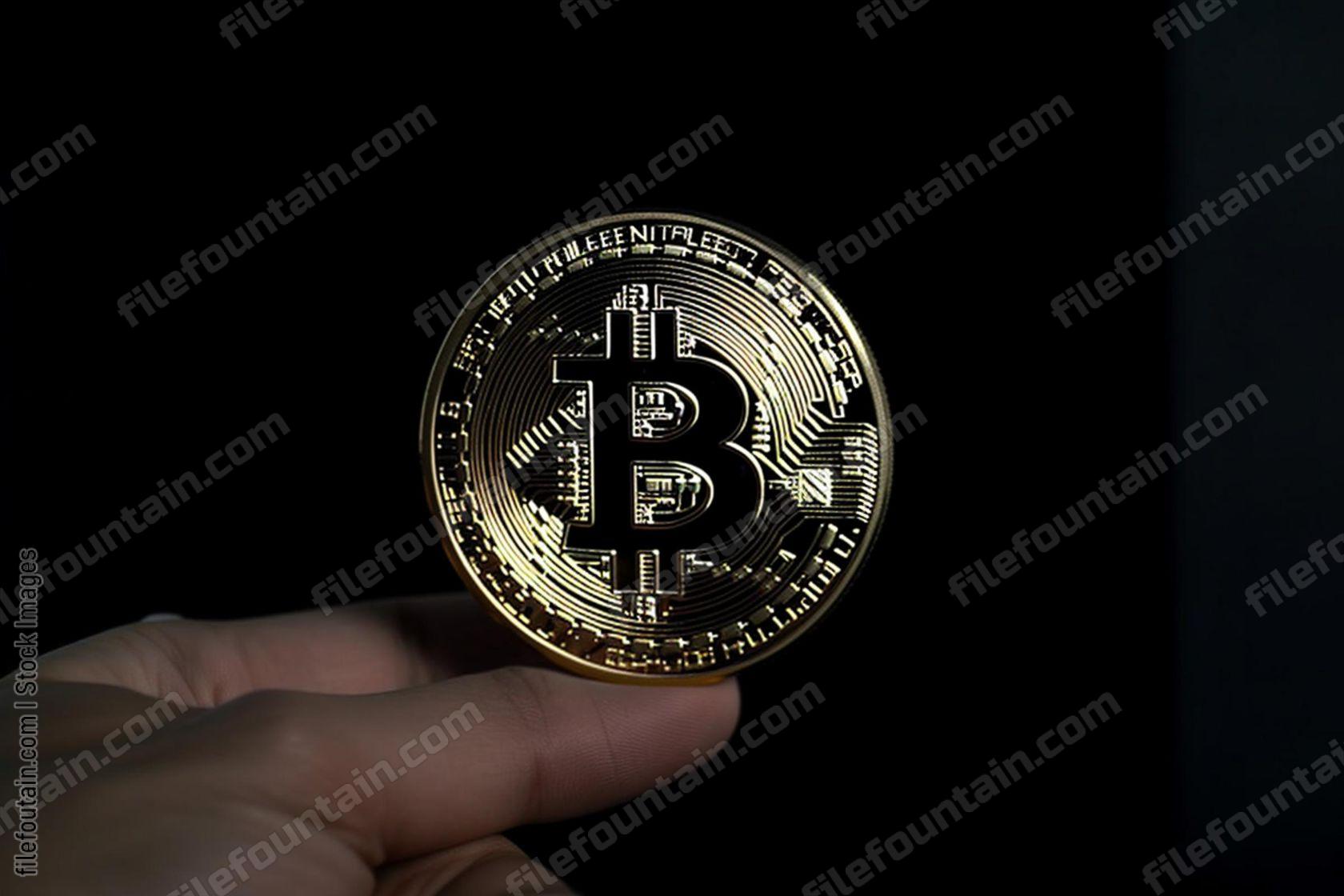 Hand Holding Bitcoin