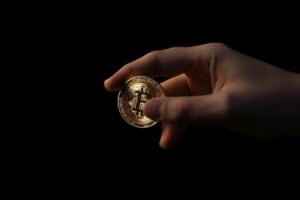 Hand Holding Bitcoin