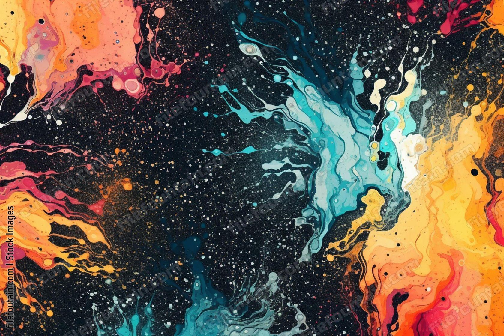 Ink Splat Background Pattern