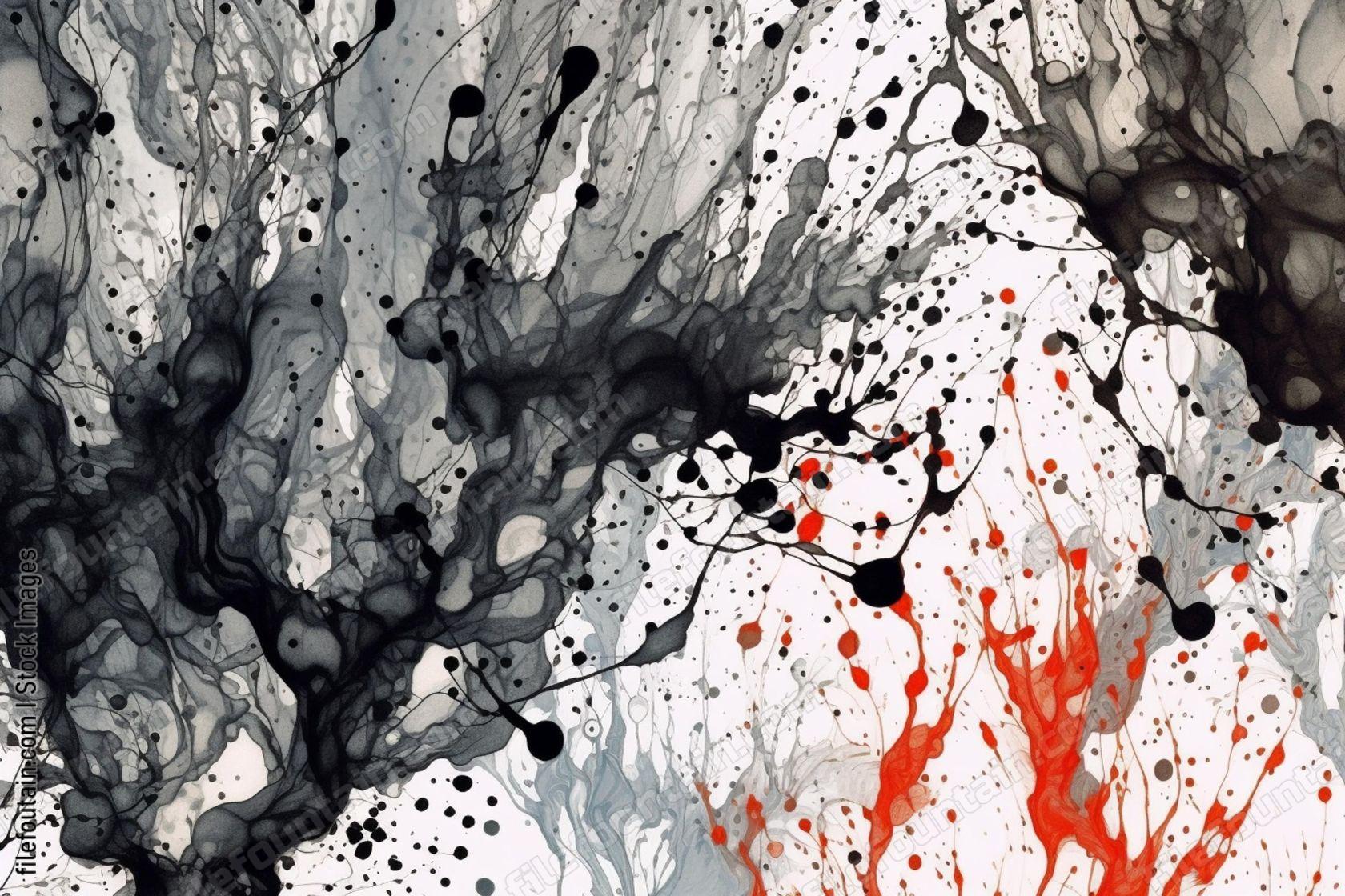 Ink Splat Background Pattern