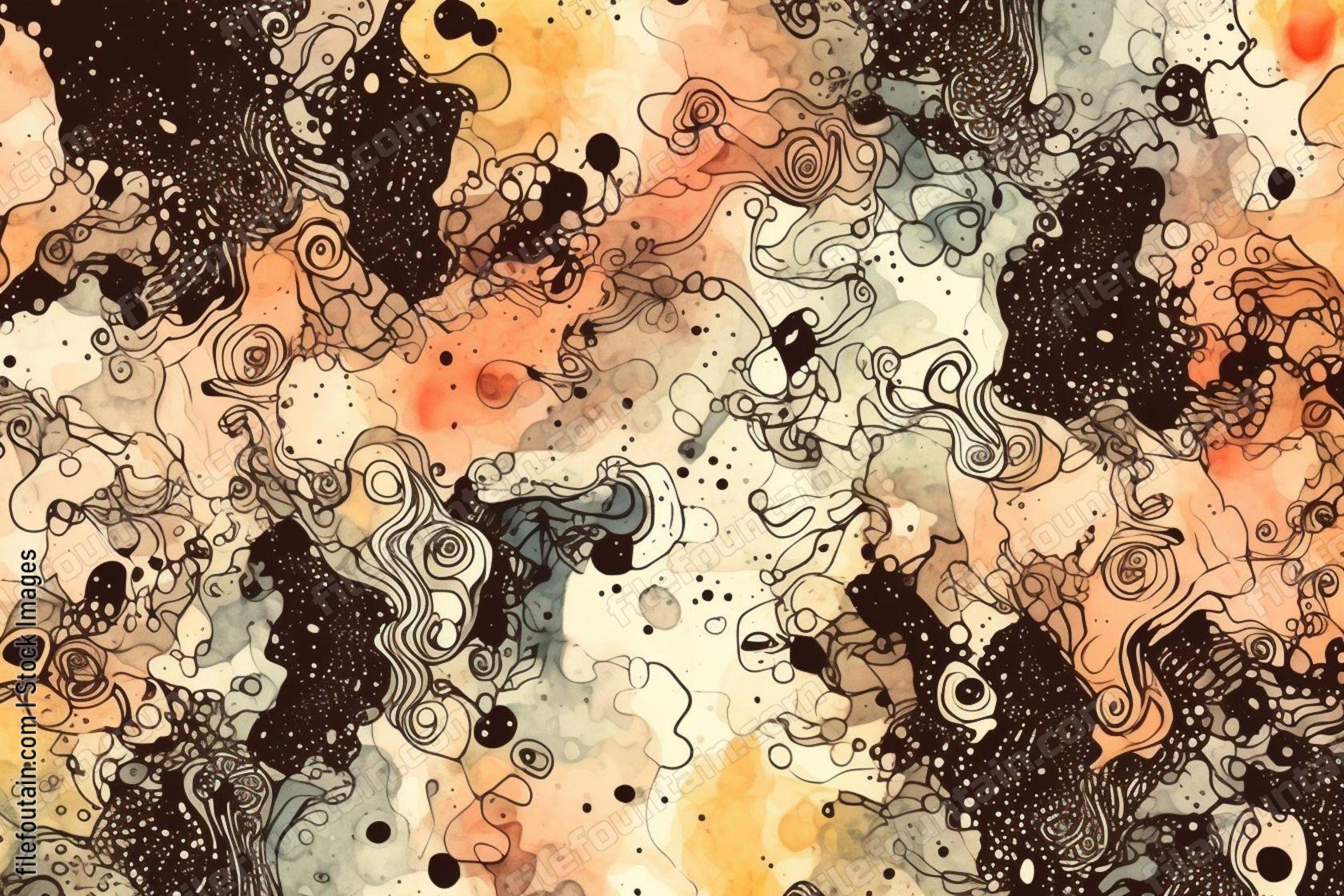 Ink Splat Background Pattern