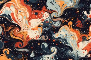 Ink Splat Background Pattern