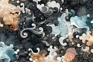 Ink Splat Background Pattern