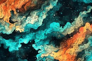 Ink Splat Background Pattern