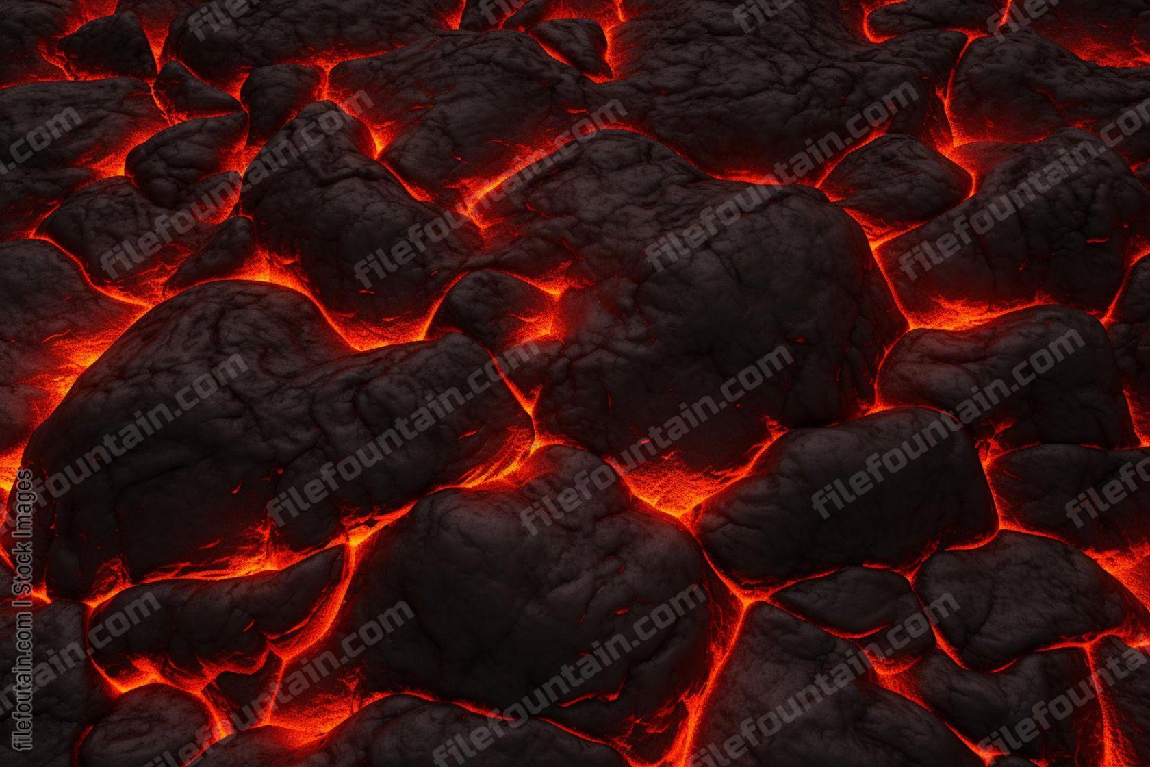 Lava Floor Texture Background Wallpaper Design