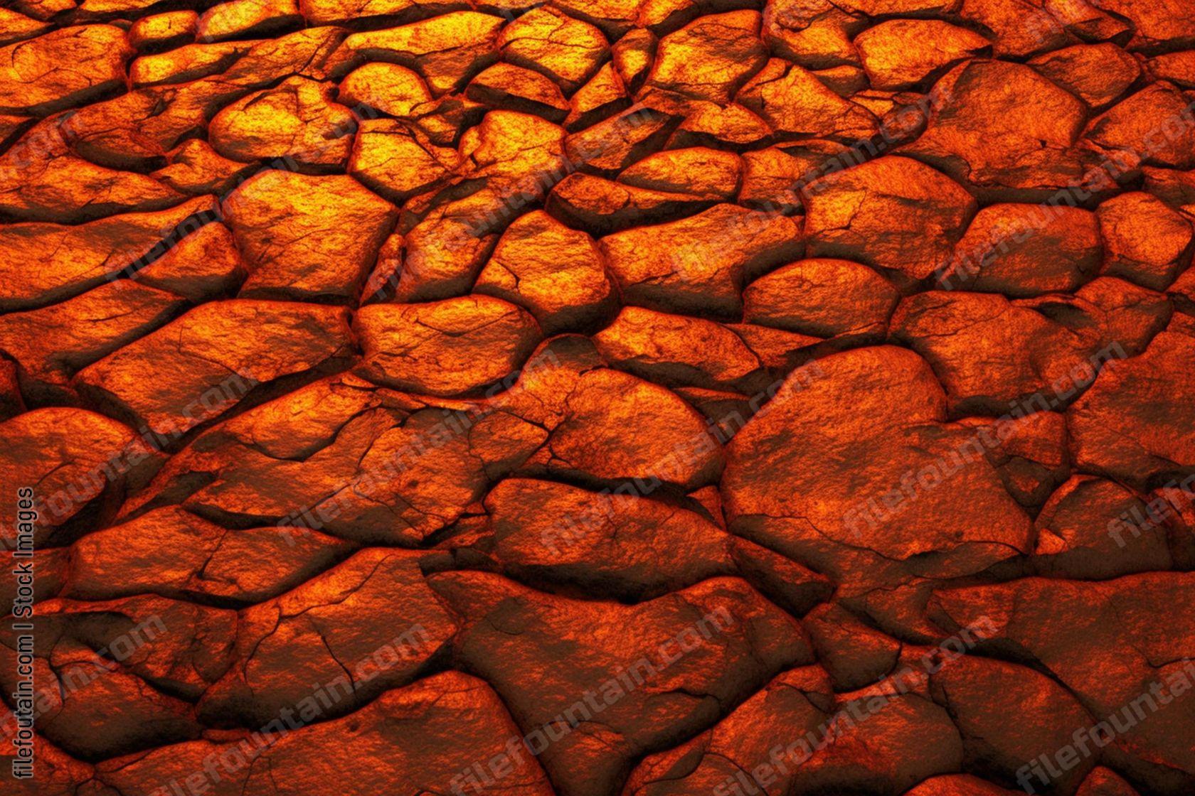 Lava Floor Texture Background Wallpaper Design