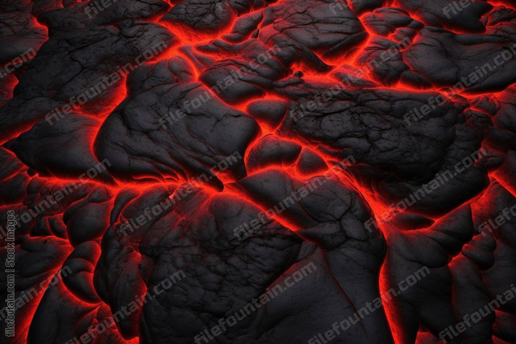 Lava Floor Texture Background Wallpaper Design