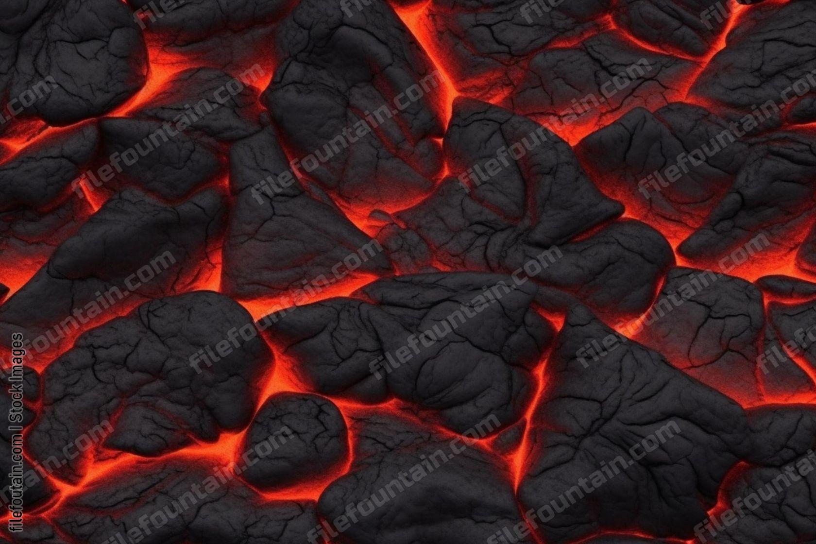 Lava Floor Texture Background Wallpaper Design