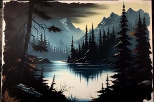 Oil Canvas Painting of Nature Wildlife