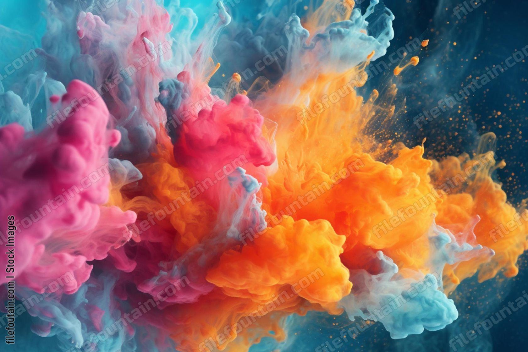 Paint Dissolving In Water Background Pattern