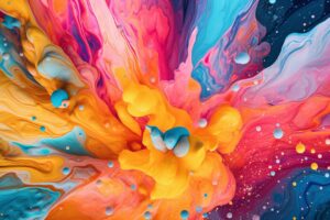 Paint Dissolving In Water Background Pattern