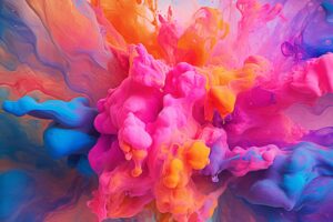 Paint Dissolving In Water Background Pattern