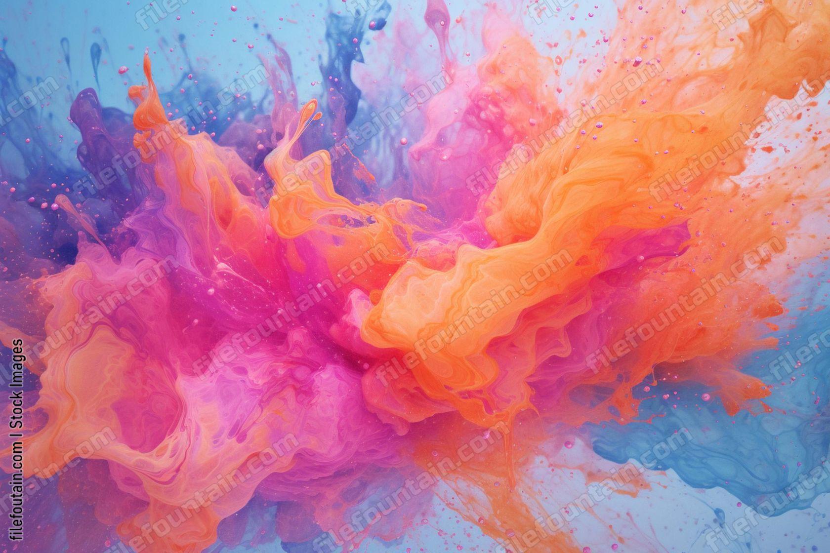 Paint Dissolving In Water Background Pattern