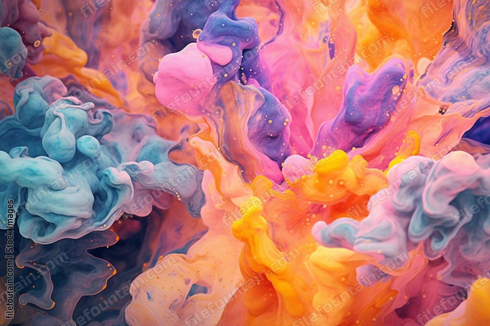 Paint Dissolving In Water Background Pattern