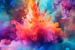 Paint Dissolving In Water Background Pattern