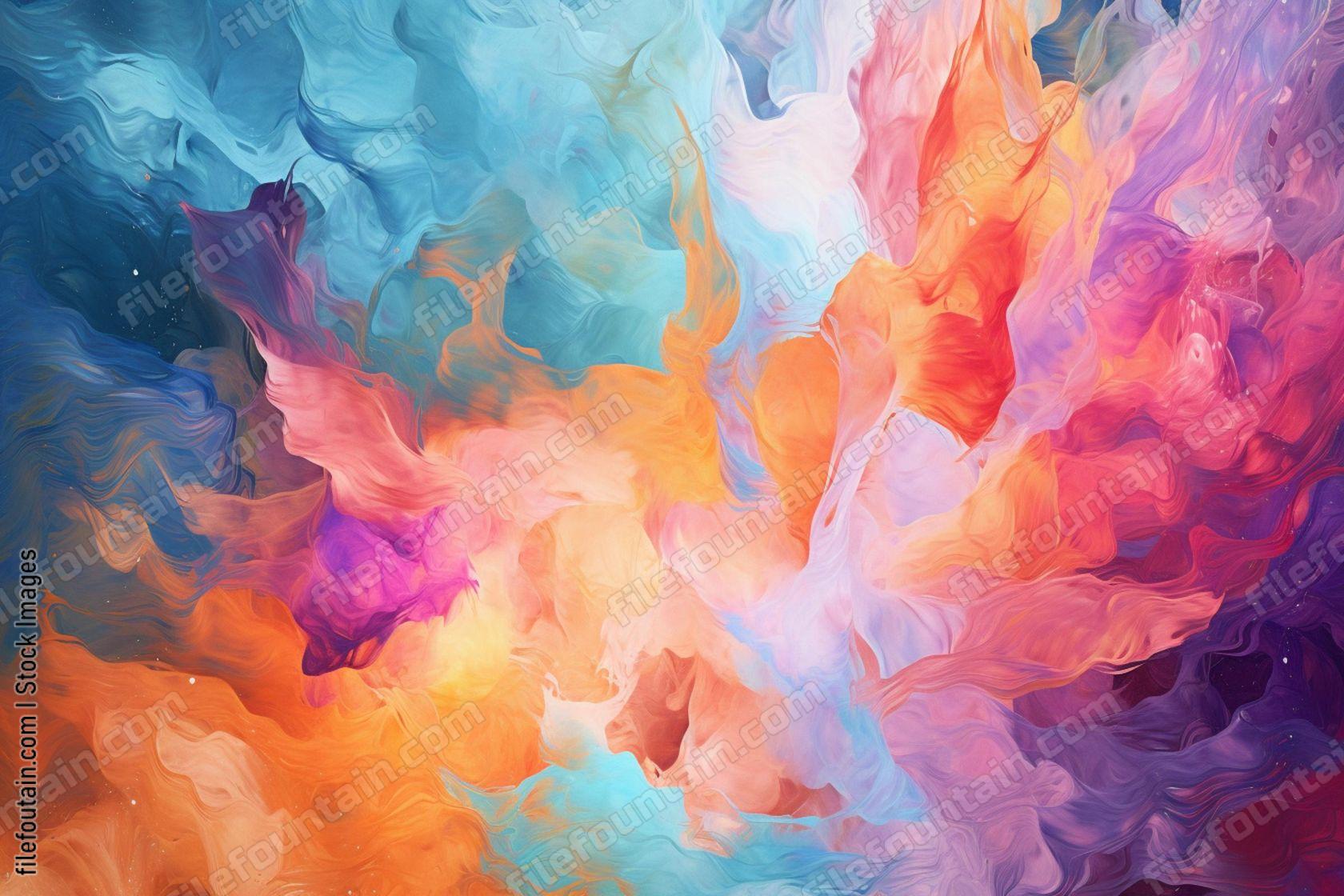 Paint Dissolving In Water Background Pattern