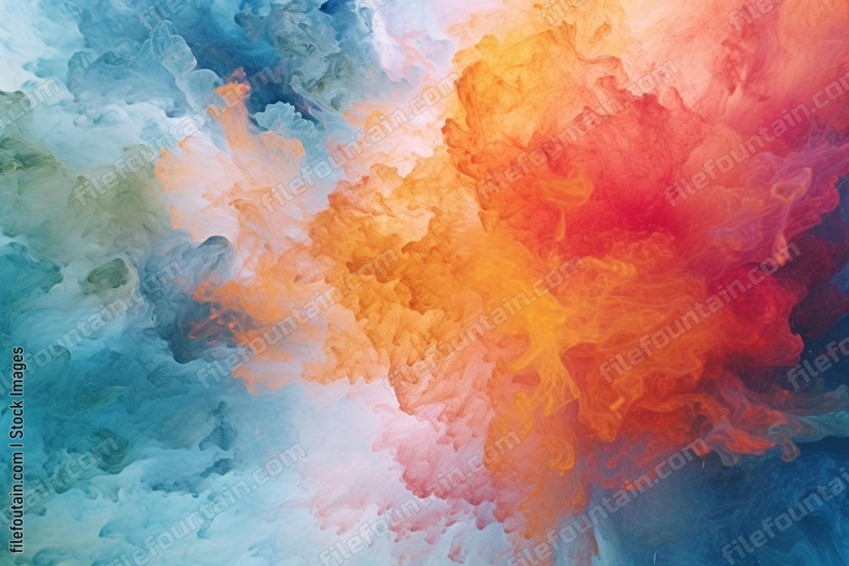 Paint Dissolving In Water Background Pattern