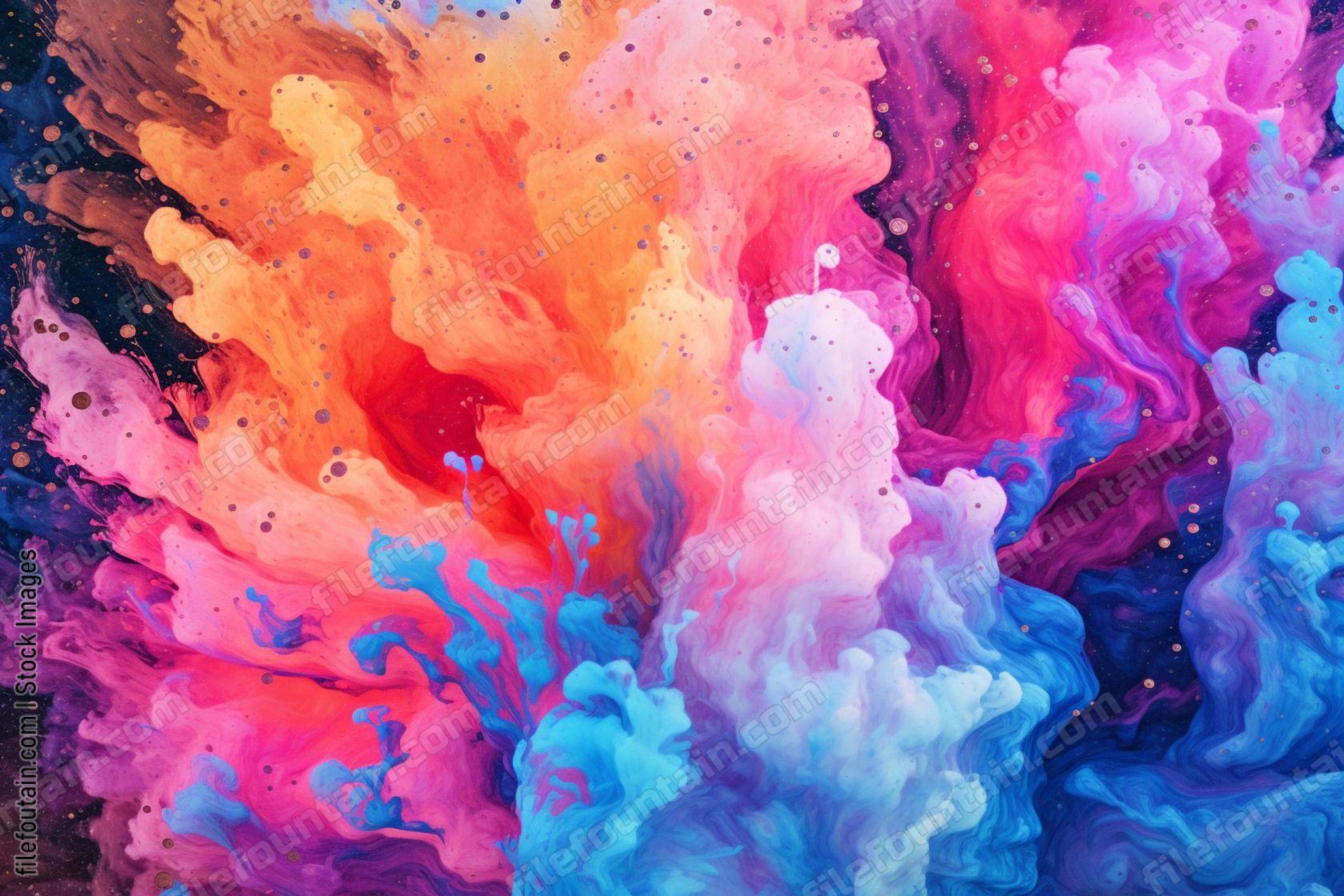 Paint Dissolving In Water Background Pattern