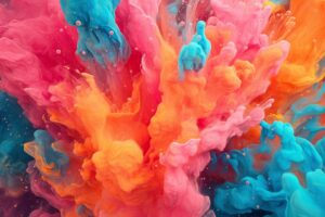 Paint Dissolving In Water Background Pattern