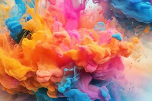 Paint Dissolving In Water Background Pattern