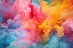 Paint Dissolving In Water Background Pattern