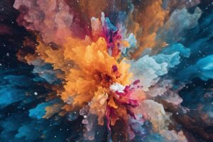 Paint Dissolving In Water Background Pattern