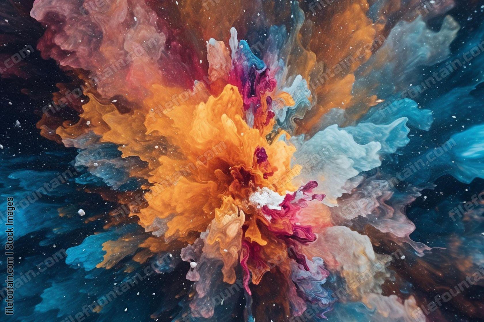 Paint Dissolving In Water Background Pattern