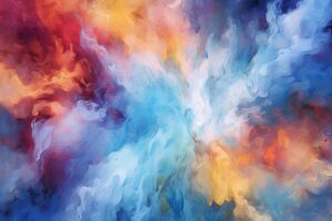 Paint Dissolving In Water Background Pattern