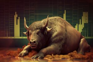 Stock Market Bull Chart Economy Recession Economics