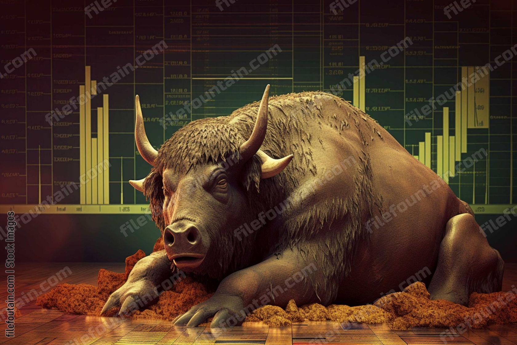 Stock Market Bull Chart Economy Recession Economics