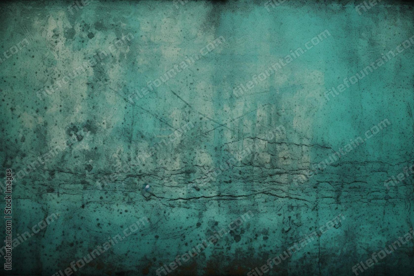 Teal Grunge Texture Background Wallpaper Design