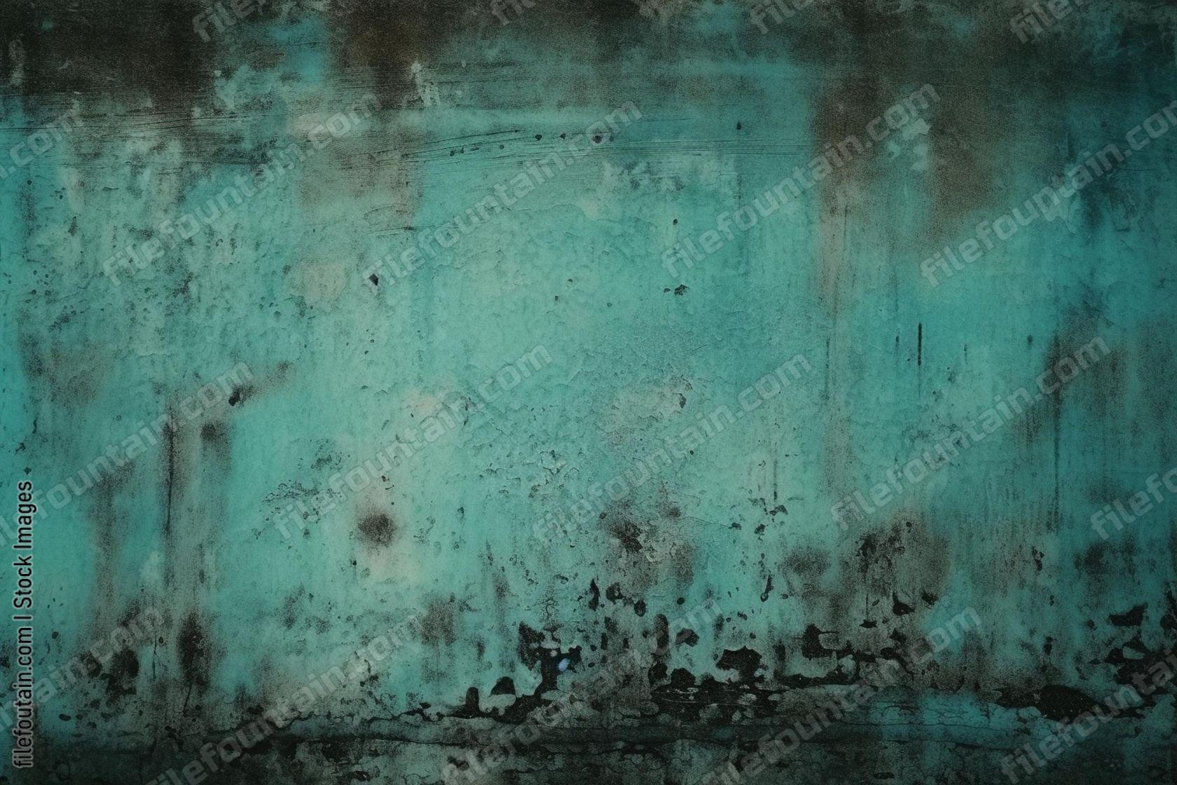 Turquoise Grunge Texture Background Wallpaper Design