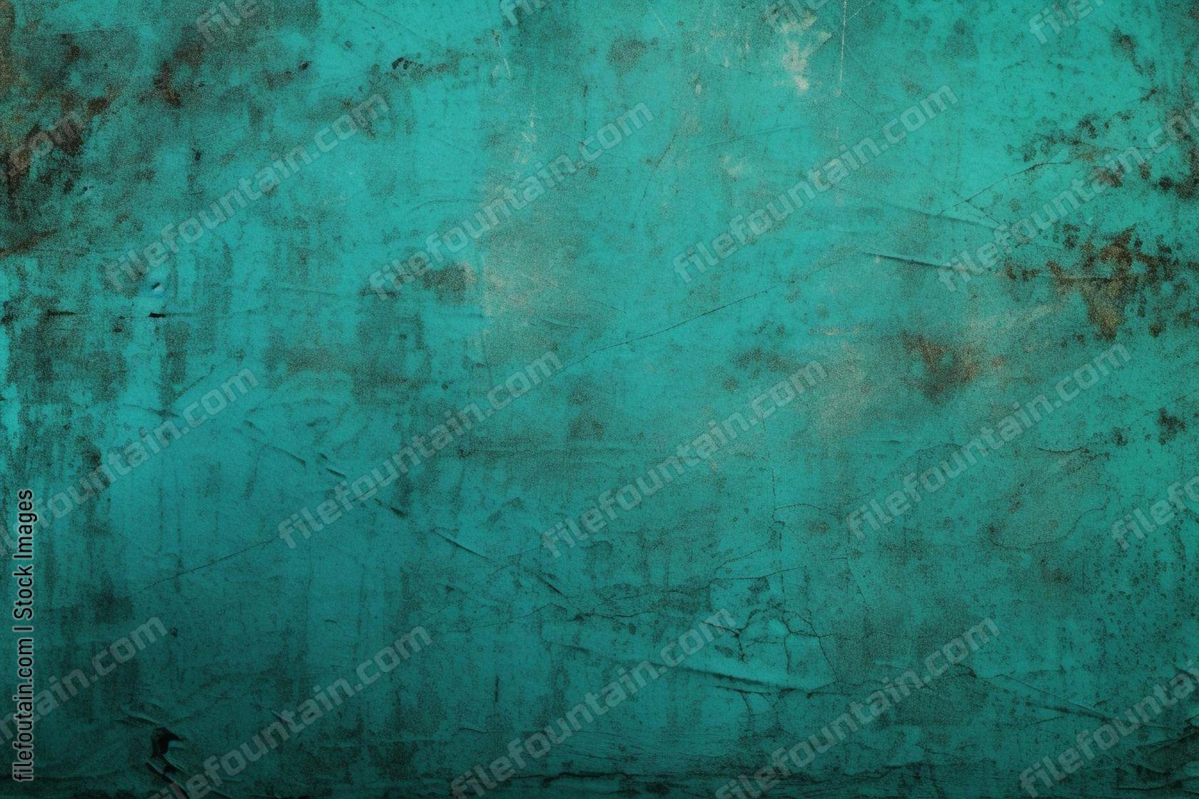 Turquoise Grunge Texture Background Wallpaper Design