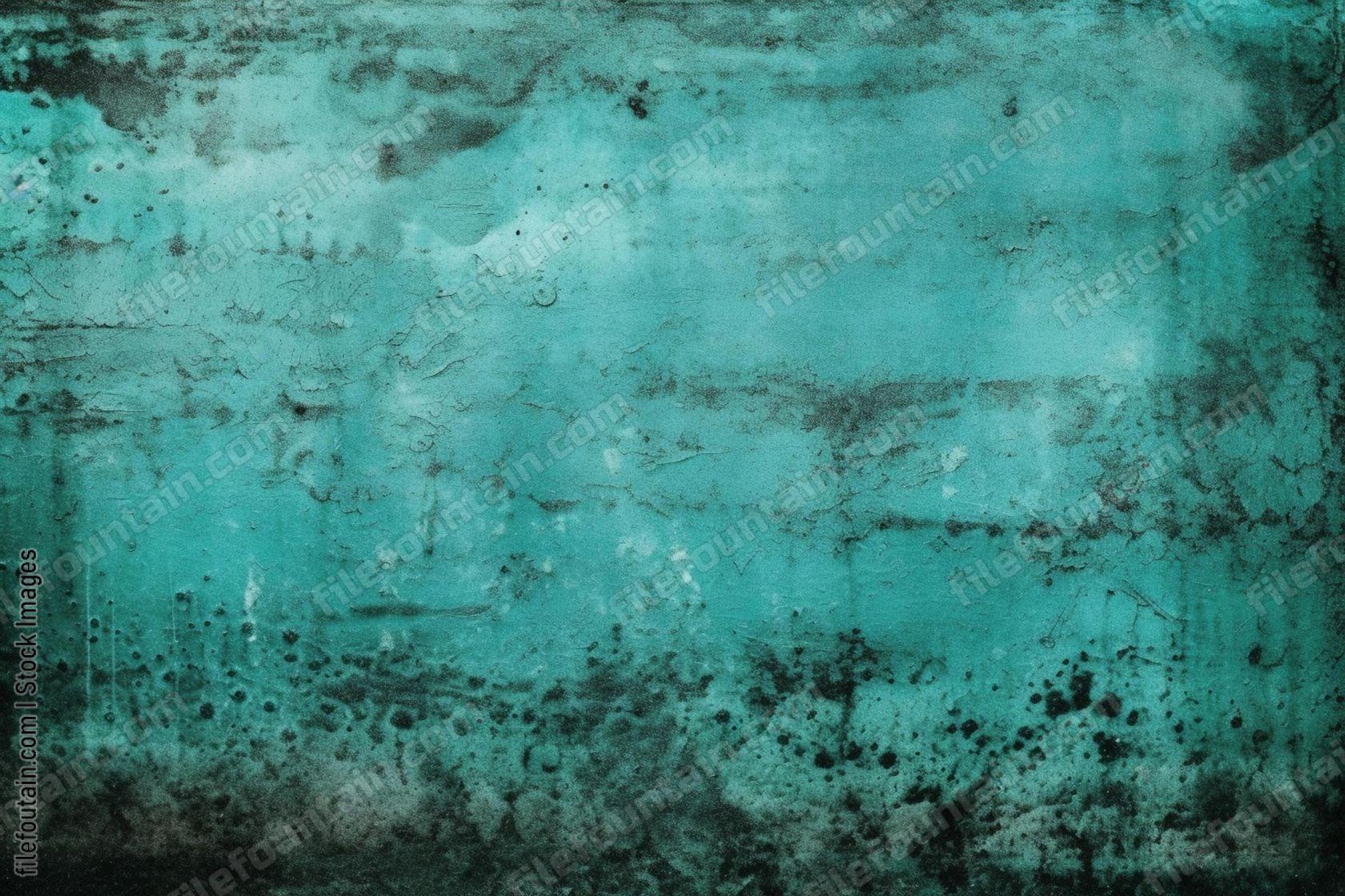 Turquoise Grunge Texture Background Wallpaper Design