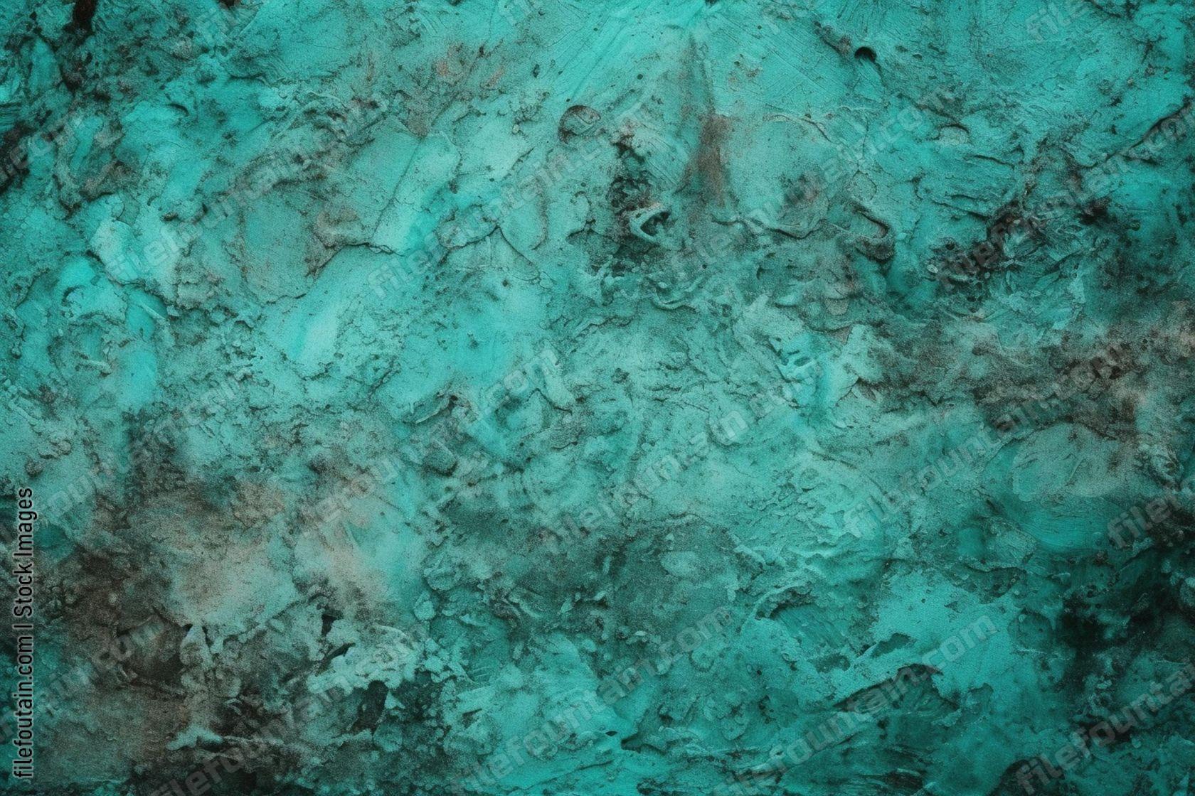 Turquoise Grunge Texture Background Wallpaper Design