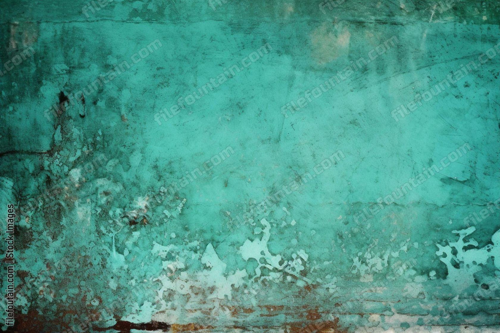 Turquoise Grunge Texture Background Wallpaper Design