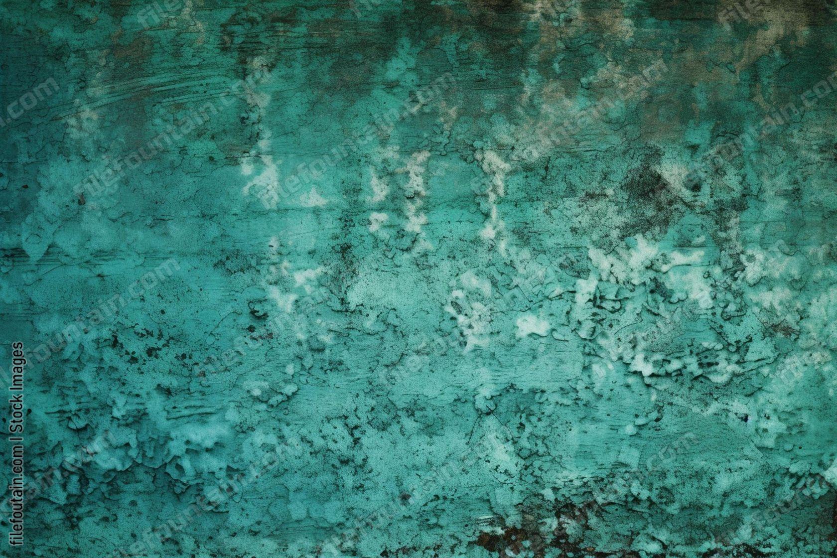 Turquoise Grunge Texture Background Wallpaper Design