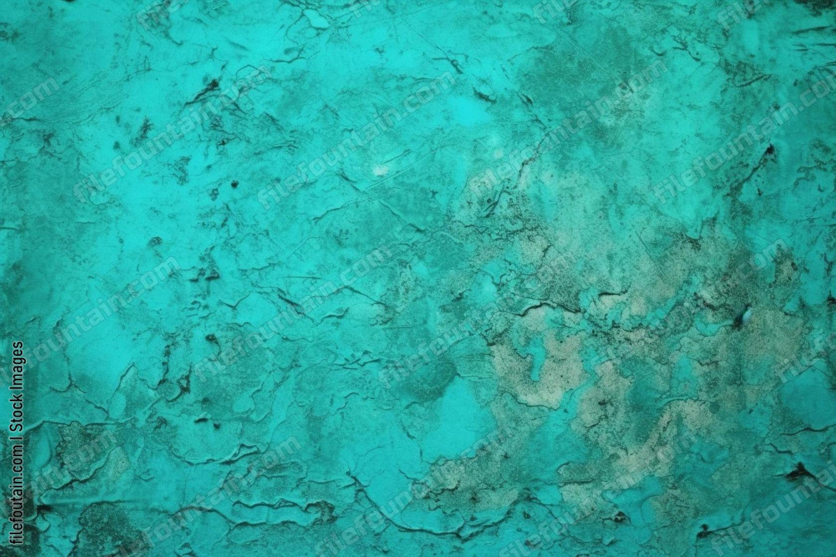 Turquoise Grunge Texture Background Wallpaper Design