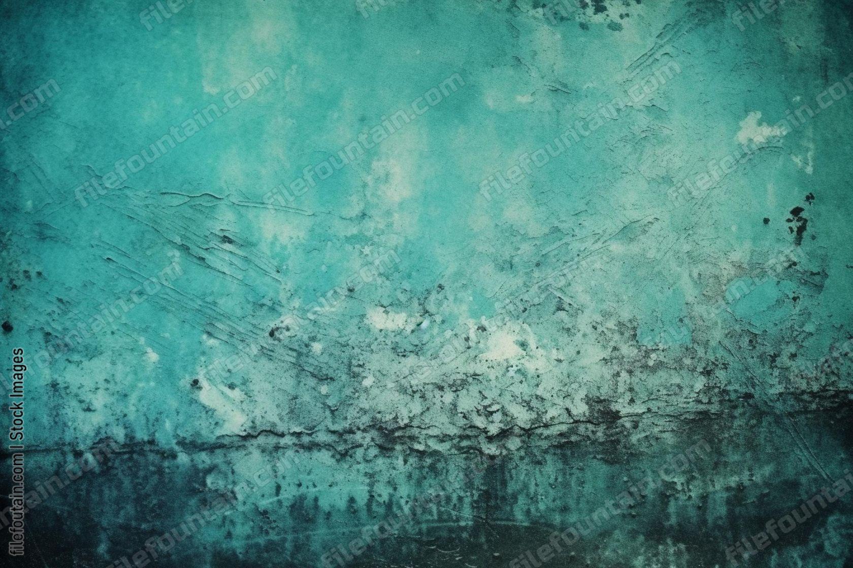 Turquoise Grunge Texture Background Wallpaper Design