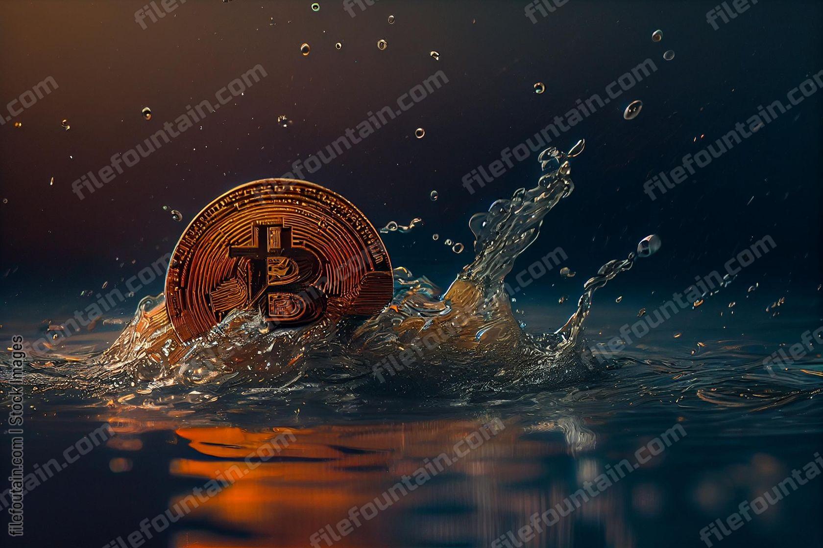 WorkerStationbitcoindrowninginwaterHyperrealisticphotoreaadddbafadcc