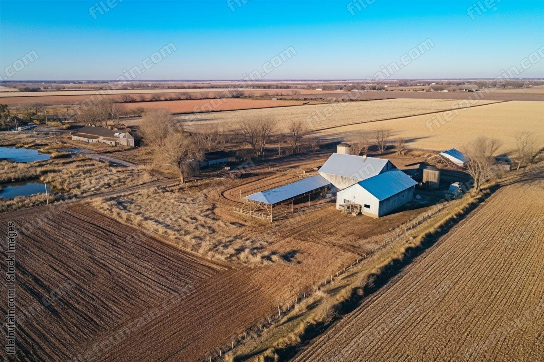 Farm Drone View
