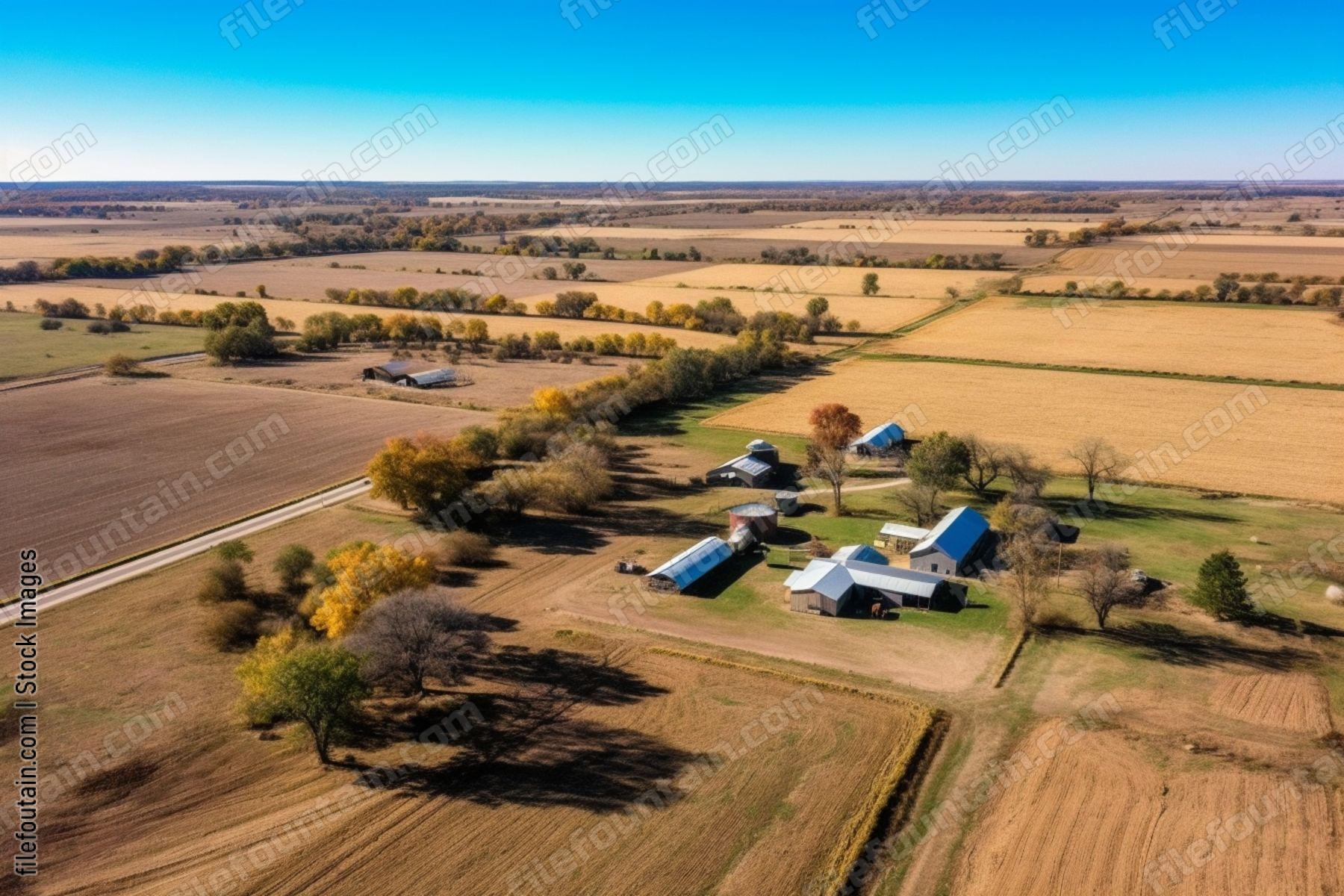 Farm Drone View
