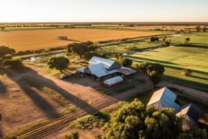 Farm Drone View