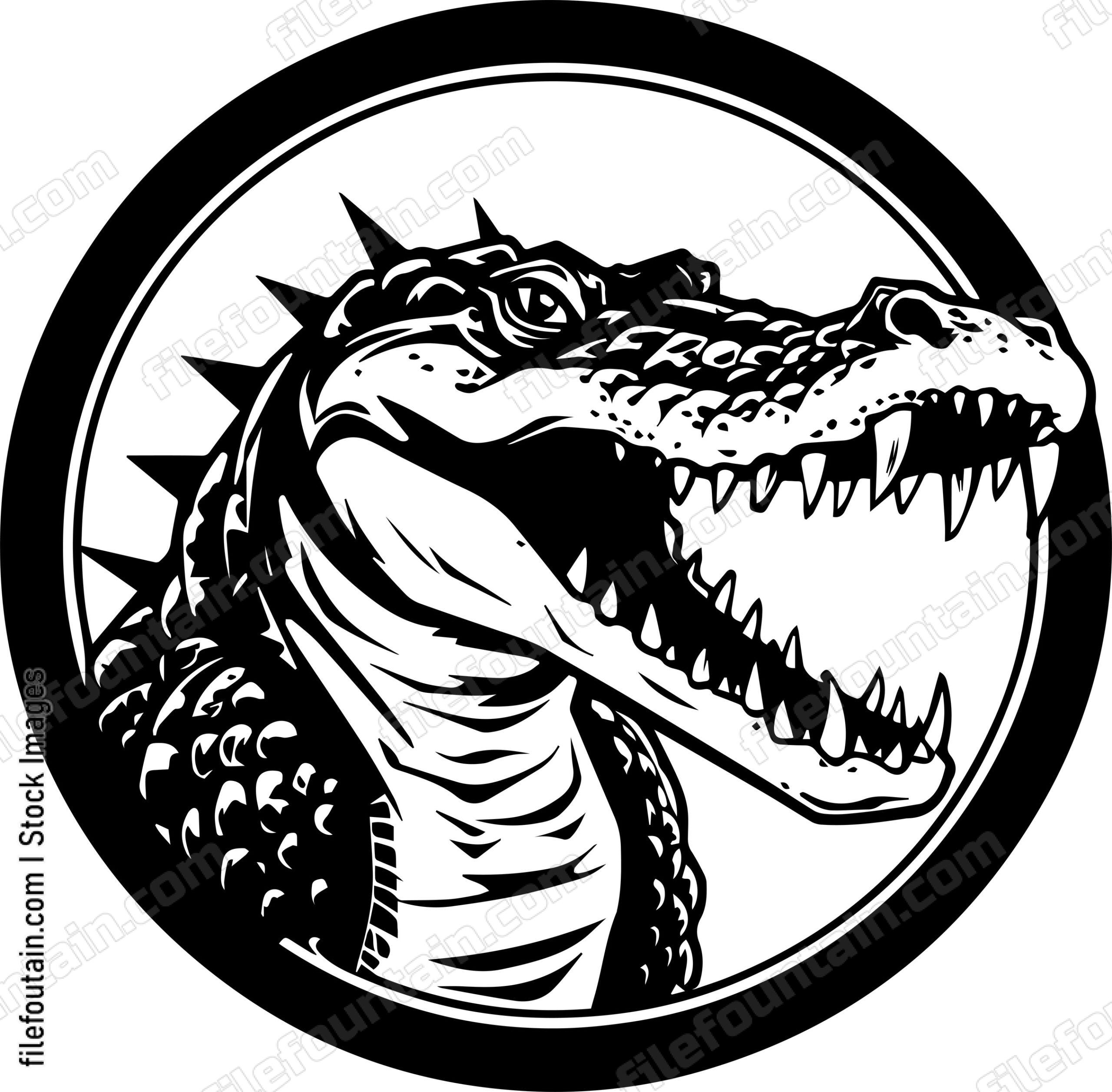 Alligator With Spikes